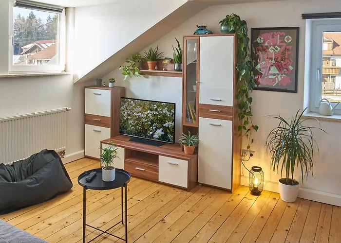 Green-Art-Living Fuer 3 Im Allgaeu Mit Queensize & Wifi